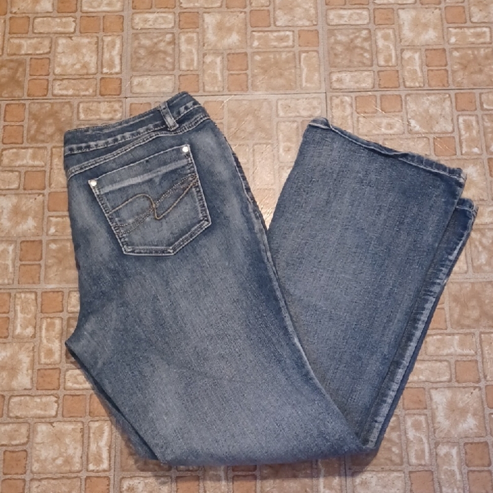 Kate & Mallory Blue Straight Leg Jeans